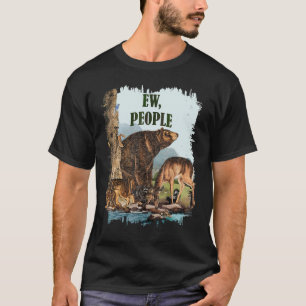 Camiseta Vintage Wildlife Nature Ew Pessoas Camping Party