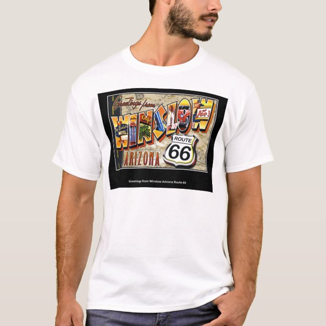 Camiseta Vintage Winslow Arizona (Frente)