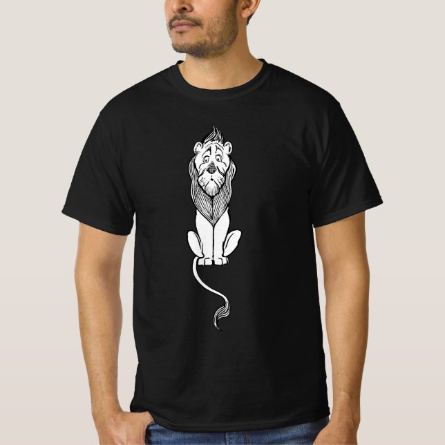 Camiseta Vintage Wizard of Oz, Cowardly Lion (Frente)