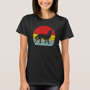 Camiseta Vintage Wolf Retro Wolves Wolf Silhouette
