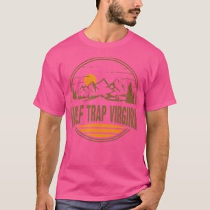Camiseta Vintage Wolf Trap Virginia Mountain Hiking Souveni