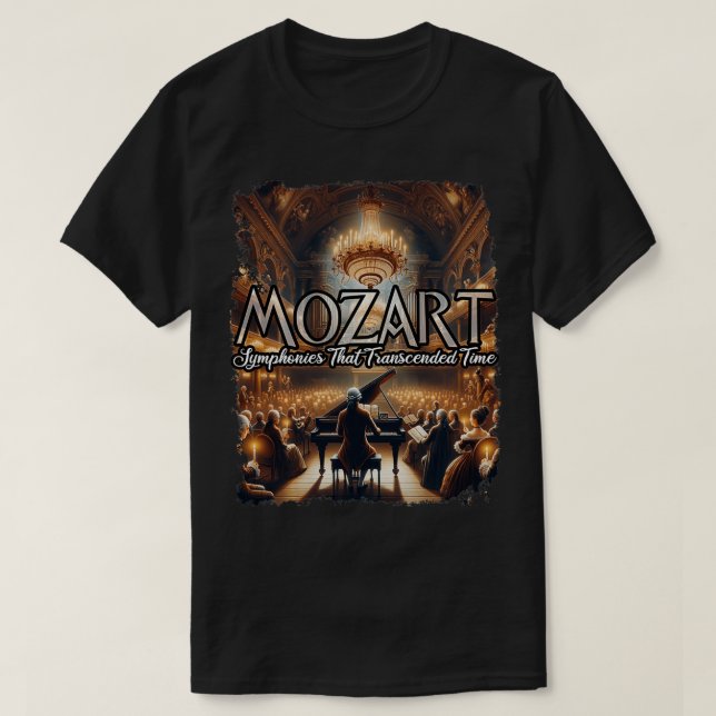 Camiseta Vintage Wolfgang Amadeus Mozart (Frente do Design)