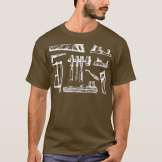 Camiseta Vintage Woodworking Tools