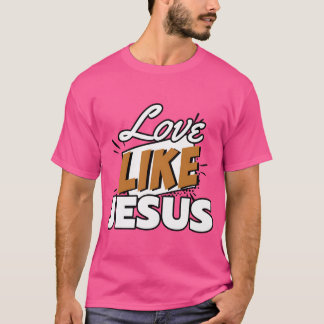 Camiseta Vintage Yellow Love Like Jesus