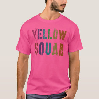 Camiseta Vintage Yellow Squad War Game vencedores do Visto