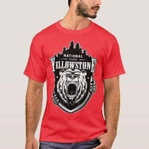 Camiseta Vintage Yellow Stone National Park Willy Grizzly B