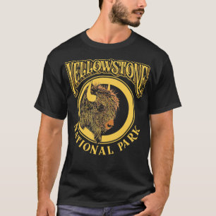 Camiseta Vintage Yellowstone National Park Bison American B