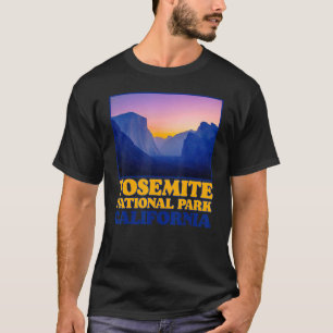 Camiseta Vintage Yosemite Valley National Park Foto Retro