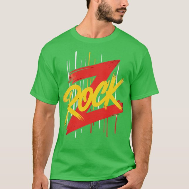 Camiseta Vintage Z Rock (Frente)