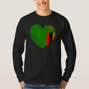 Camiseta Vintage Zâmbia Bandeira Zambiana Orgulho Suporte Z