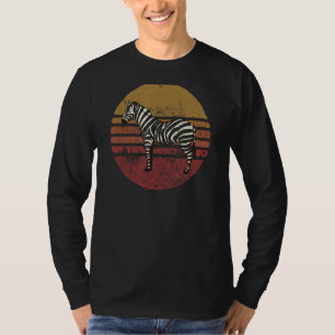 Camiseta Vintage Zebra Retro Style Zebra