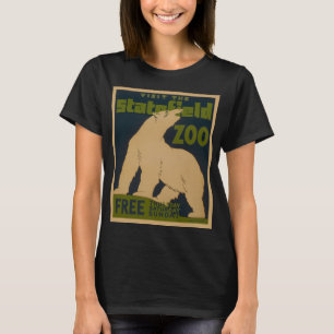 Camiseta Vintage zoo retro poster art