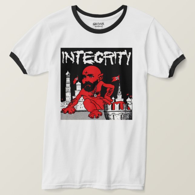 Camiseta Vintagem da Banda de integridade (Frente do Design)