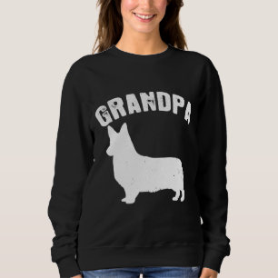 Camiseta Vintagem da Família Corgi Grandpa Matching