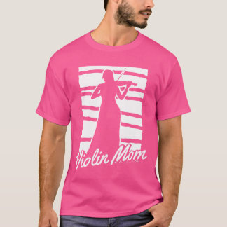 Camiseta Vintagem da Mãe Violinista Violina