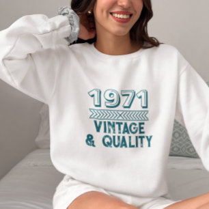 Camiseta Vintagem de Ano Personalizado Engraçado e Qualidad