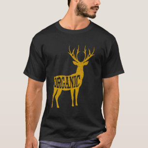 Camiseta Vintagem De Caça Ao arco: Carne De Veado Orgânica 