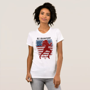 Camiseta Vintagem de campo e trilha All-American