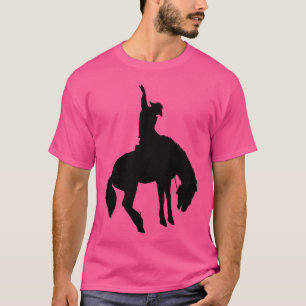 Camiseta Vintagem de Cavalo Cavaleiro Cavaleiro Ancorado de