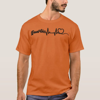 Camiseta Vintagem de Cavalo Quarter com Batimento Cardíaco