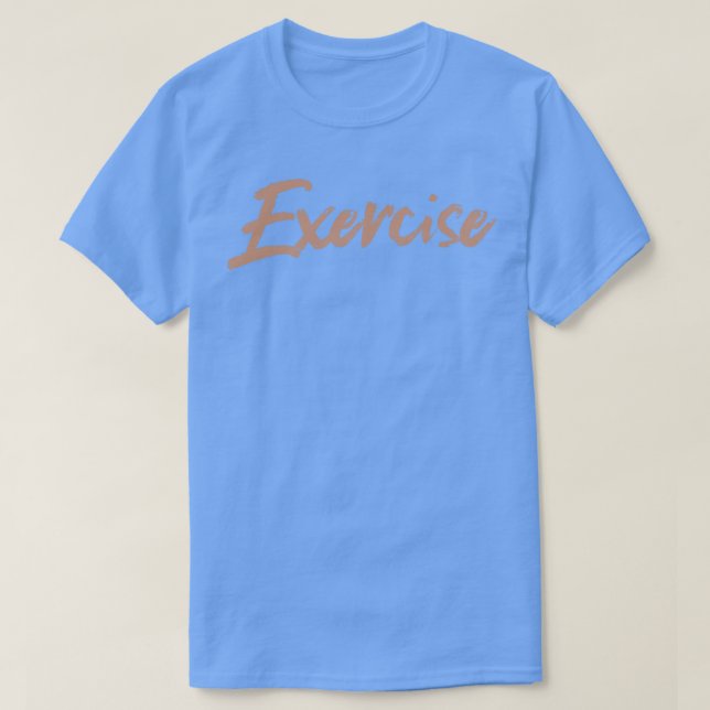 Camiseta Vintagem de exercício (Frente do Design)