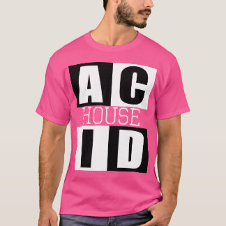 Camiseta Vintagem de música ACID HOUSE