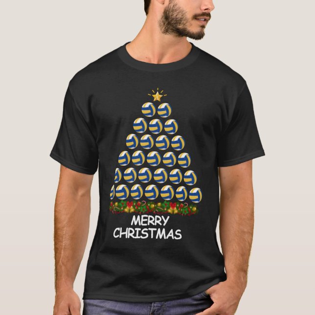 Camiseta Vintagem de Natal Merry Christmasree (Frente)