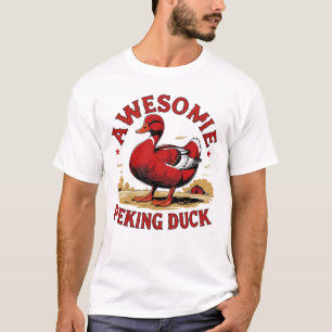 Camiseta vintagem de pata-fazenda retrógrada incrível