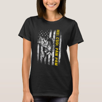 Camiseta Vintagem De Peixes De Pesca De Pawpaw Legal Da Man