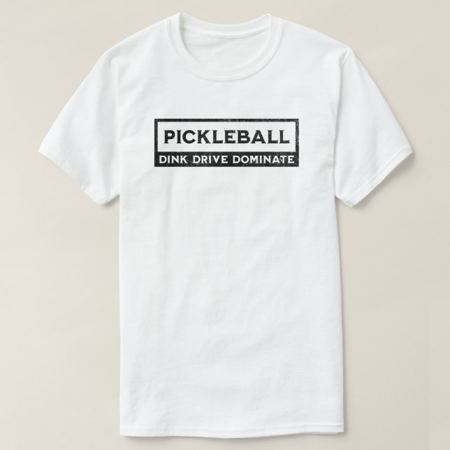 Camiseta Vintagem de Pickleball Say (Frente do Design)