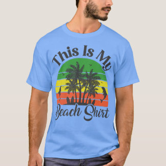 Camiseta Vintagem de Praia do Grupo Correspondente Retroced