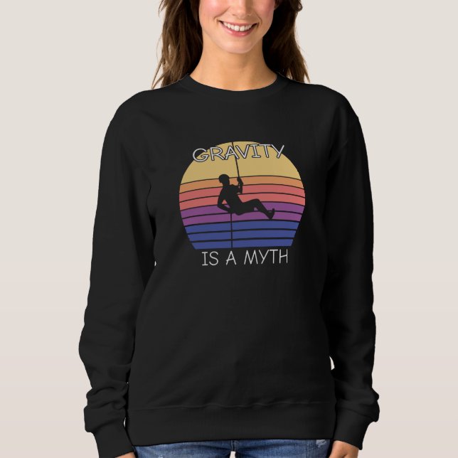Camiseta Vintagem de Retro Escalada de Rock (Frente)
