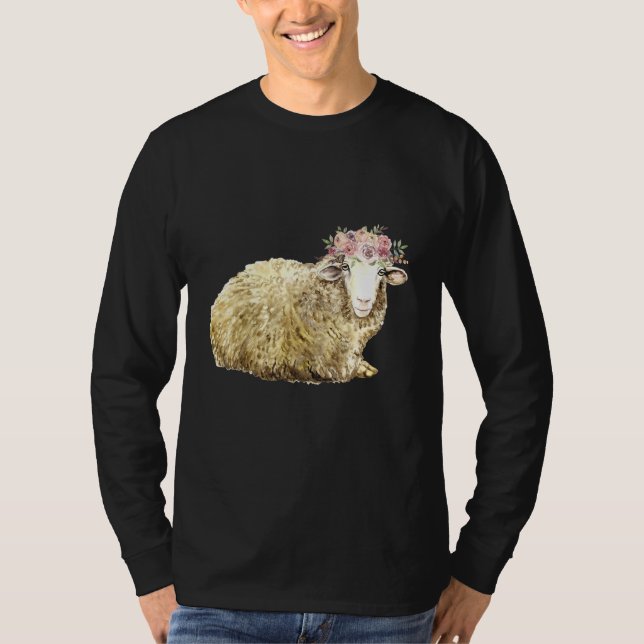 Camiseta Vintagem do aviador de ovinos (Frente)