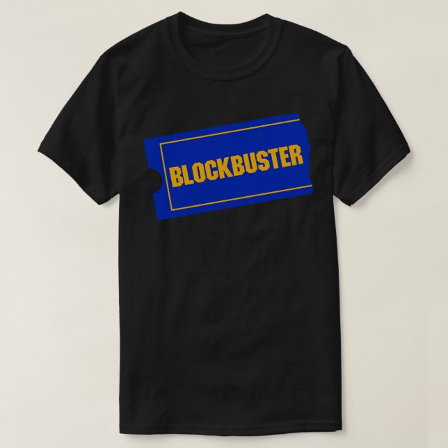 Camiseta Vintagem do Blockbuster (Frente do Design)