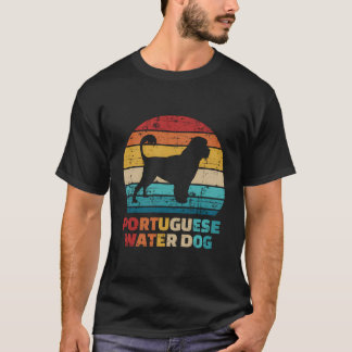 Camiseta Vintagem do Cão de Água Português