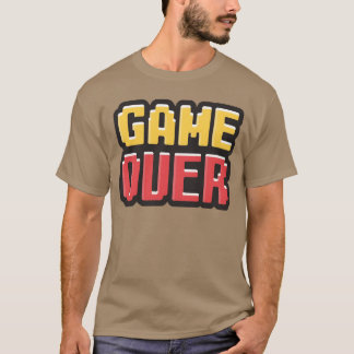 Camiseta Vintagem do Game Over v1