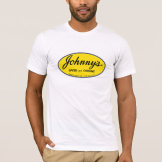 Camiseta Vintagem do Johnny Speed e Chrome