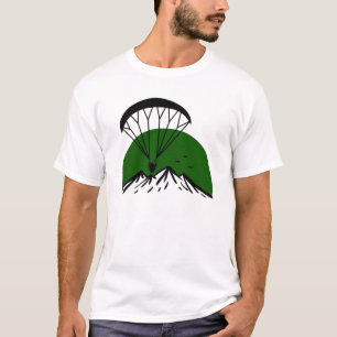 Camiseta Vintagem do Paramotor Retro