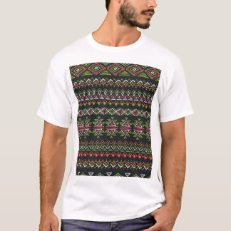 Camiseta Vintagem geométrica: conjunto de padrões sem costu