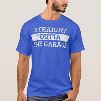 Camiseta Vintagem Mecânica Do Carro De Garagem