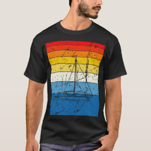 Camiseta Vintagem Retroativa de Entrega à Vela