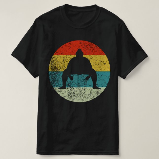 Camiseta Vintagem retrorativa da SUMO (Frente do Design)