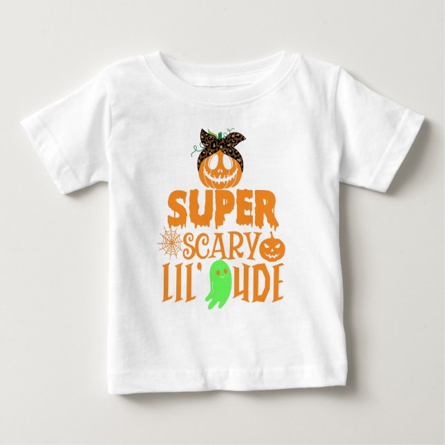 CAMISETA VINTAGEM SUPER SCARY LIL'DUDE - BOMBA ESCURA (Frente)