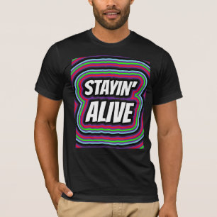 CAMISETA VINTAGEM VIVA DA DÉCADA DE 1970, CAMISEIRAS DE ANI