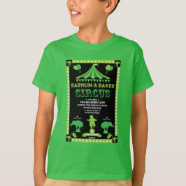 Camiseta Vintages Originais Inspiraram Camisa-T de Circo