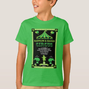 Camiseta Vintages Originais Inspiraram Camisa-T de Circo