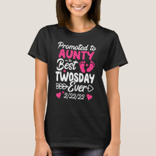 Camiseta Vinte Dias Promovidos À Tia Nova Announceme