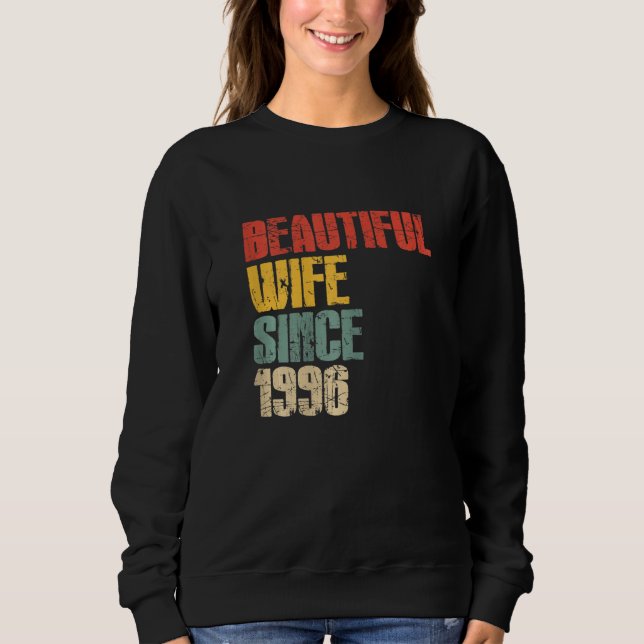Camiseta Vinte e sete anos de casamento para seu bonito W (Frente)