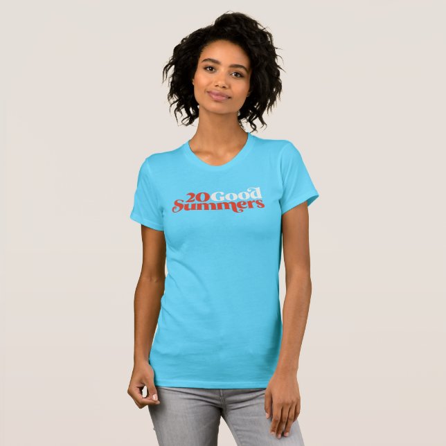 Camiseta Vinte Verões Incríveis (Frente Completa)