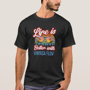 Camiseta Vinyasa Flow Yoga Sunset Com Vinyasa Flow